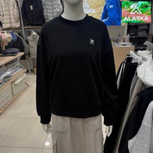 [알래스카][모다대구][알래스카]플리스 맨투맨PAF4TR2800BK_DG