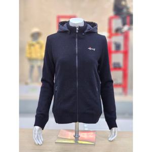 [루이까스텔]여성 우븐 탈부착 후드 점퍼니트 (3LRSW002)_DJ