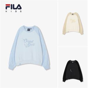 [FILA KIDS]여아 라글란 배색 맨투맨-FK254PO07G002