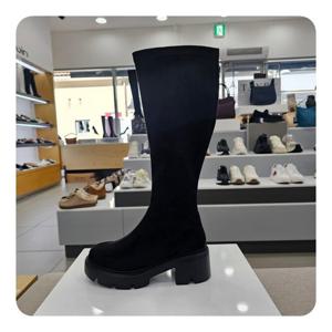 [탠디]미셸by탠디 여성 6cm 워커창 스판 롱부츠 WX25508-BK