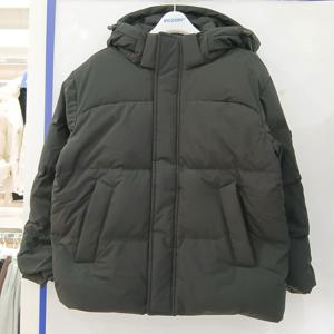 [에꼴리에][모다부평]유니 후드 탈착 푸퍼 다운 점퍼/25D1101BK_