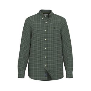 [헤지스]헤지스 그린 테터솔 체크 셔츠 HZSH4C402E3