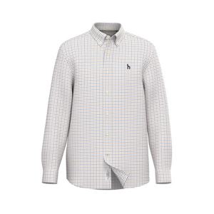 [헤지스]헤지스 아이보리 테터솔 체크 셔츠 HZSH4C402IV