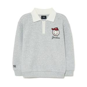 M MLB키즈긴팔티 NQK 7AMTE0234-50MGL 그린플레이 카라 맨투맨