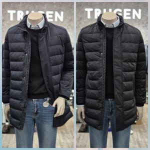 [트루젠]초경량 구스다운 패딩 코트(TEWIMH160)_DG