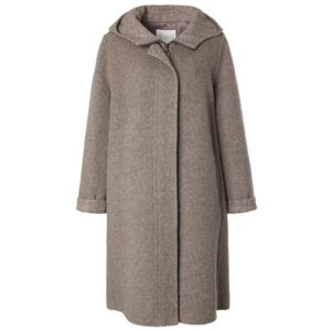 [조순희]체크블럭 핸드메이드 안감패딩 코트 AFMWC406