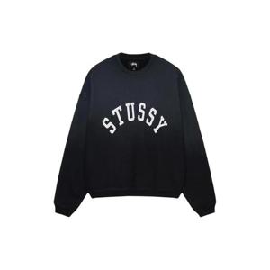 스투시 선 페이디드 오버사이즈 크루넥 블랙 118525Black