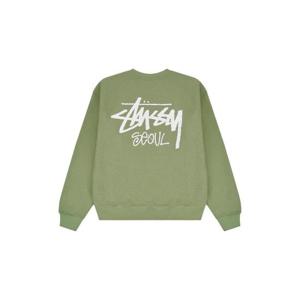 스투시 스탁 서울 크루넥 모스 2023 3913807Moss