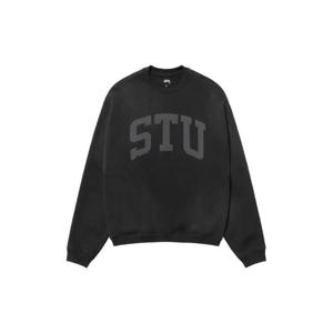 스투시 스투 아플리케 크루넥 블랙 118577Black