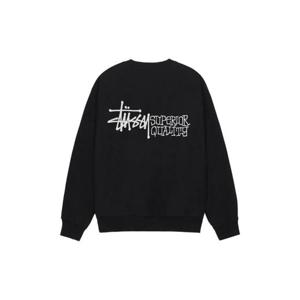 스투시 슈페리어 퀄리티 크루넥 블랙 1915058Black