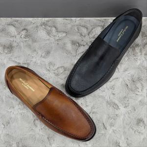 [탠디]심플 라인 로퍼 Y2HS50TT01 CAMEL BLACK 4DC JJ