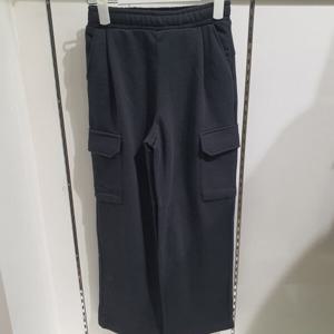 [소이]원턱 카고 스트레이트 기모바지 24W3210_BK_KG