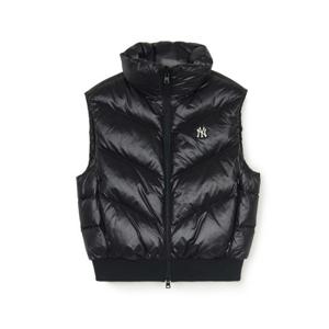 MLB 여성 바시티 유광 중량 패딩조끼 A5 3FDVV0146 50BKS