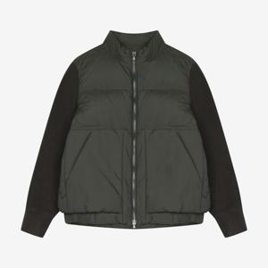 [지이크]니트배색 구스다운 점퍼 카키 PJDJY6508 H