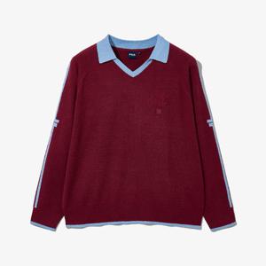 [휠라]FILA 공용 카라 부클 오버핏 스웨터 FS253ST01X001-639