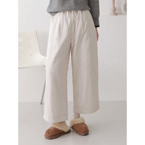 [코너스톤]여성 패딩치마바지 옆절개 와이드 W4W3351