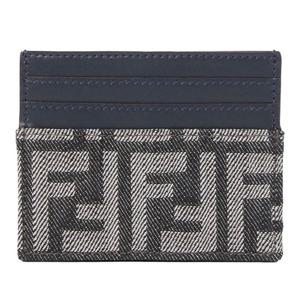 펜디 블랙 코튼 블렌드 카드지갑 8M0445 AUT4F1UJ5