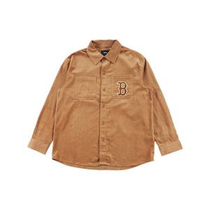 [엠엘비]MLB 공용 미디움로고 코듀로이 오버핏 셔츠 3AWSB0226-4