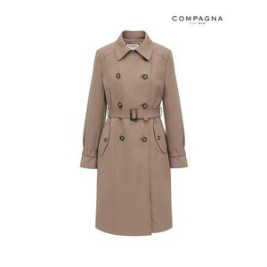 [꼼빠니아][꼼빠니아]미니 카라 트렌치 코트-CW24CO9001537C