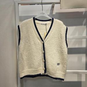 미센스 HC11 V넥 자수오픈조끼 MB4YKVM301Z