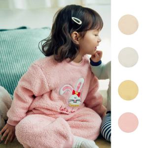 탑텐키즈 MKF4IP3305 공용 유아 차윤아트 플러피플리스 셋업