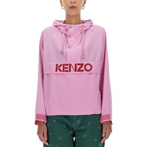 겐조 로고 프린트 하프 집업 윈드브레이커 FC62BL157 9NB30