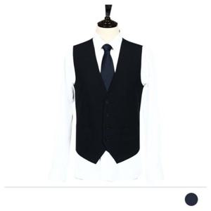 베이직 네이비 정장조끼