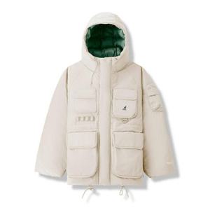 M 캉골패딩 CQK KQFC-OT95790IV 레트로코어 60/40 마운틴 파카 9579 아이보리