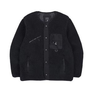 캉골자켓 CQK KQFC-JK85430BK 레트로코어 플리스 가디건 8543 블랙