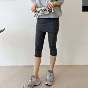 SUU8078 쿨여름3부치마7부레깅스