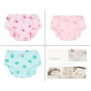 오가닉맘 리본체리+하트래빗+쿨애플배변팬티3종세트(폴리우레탄 100% 방수가공) (MLRUDP0201)