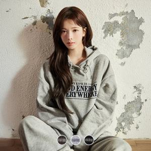 [지오다노]여성 프린트 기모 후드 티셔츠 325932/05325932