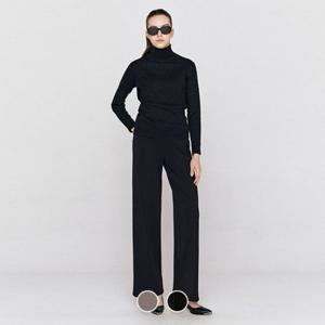 [지오다노]여성 와이드핏 풀밴딩 기모 팬츠 415928/05415928