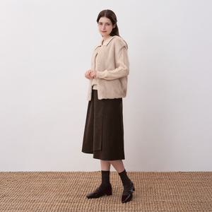 올리비아하슬러 랩 플레어 스커트_OHEWSK201