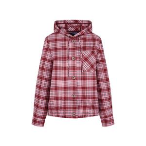 올리비아하슬러 후드 체크 블라우스_OHEWBL104