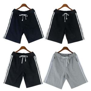 남녀공용 루즈핏 5부 스타일 두줄 반바지 추천 홈웨어