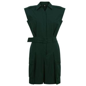 [레노마골프]여성 벨티드 카라 슬리브리스 하프 점프수트RWONN5376-819