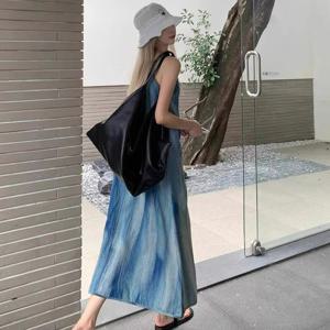 비욘드라이프 비치 끈나시 마린룩 원피스 1001493