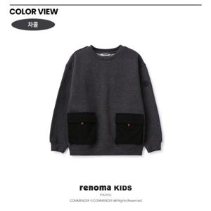[레노마키즈]빅포켓맨투맨 R2341T103-1_KG