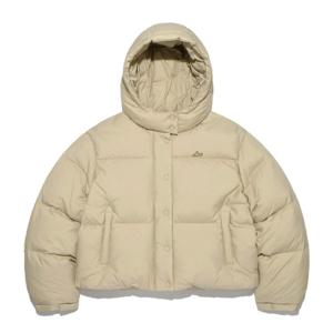 [LEE]LEE 우먼 후드 숏 다운 라이트 베이지 LE2504DP62IE