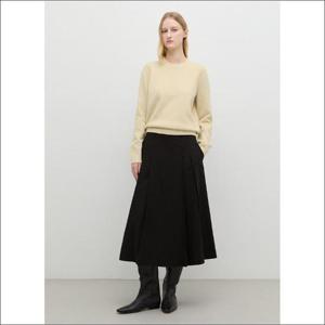 쉬즈미스 세이브존02 울 혼방 플리츠 롱 스커트 SWWSKP42040