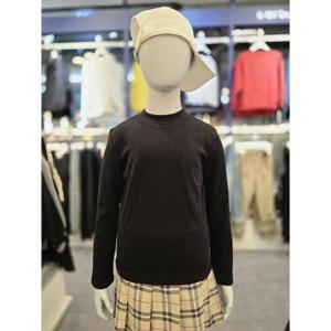 폴햄키즈 세이브존03 폴햄키즈 피치 골지 모크넥 긴팔 티셔츠 LSMPKF4TU2020BK