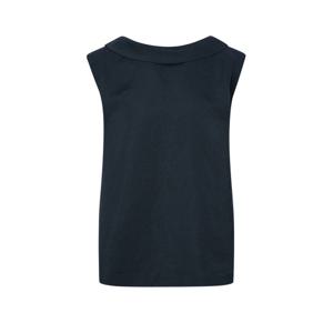 질스튜어트 뉴욕 여성 25FW 일본 수입소재 네이비 단색 백리본 민소매 나시 블라우스 JSBL5C600N3