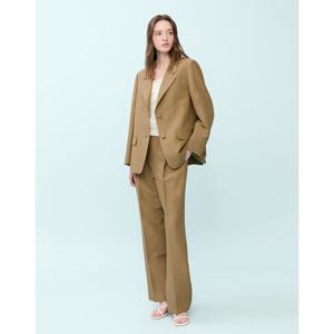 질스튜어트 뉴욕 여성 25SS 백화점BEST시즌오프 세피아 턱장식 린넨혼방 팬츠 JSPA5B400S1