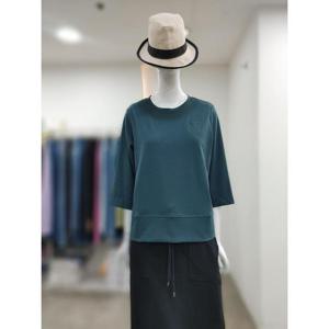 SI 세이브존04 절개라인 7부 루즈핏 티셔츠 SJI2128050GR