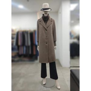 SI 세이브존04 트윈 니트배색 핸드메이드 코트 SJH2126090BRM