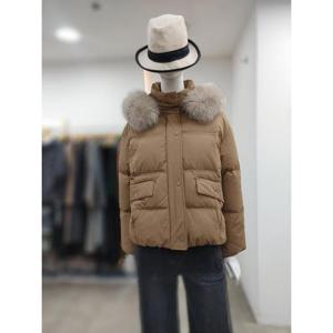 SI 세이브존04 폭스퍼 후드 패딩 숏 점퍼 SJH2126220BR