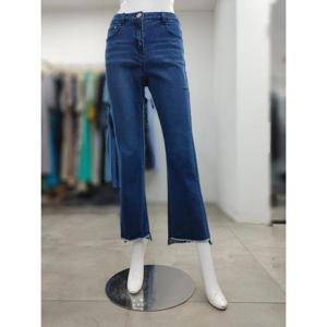 SI 세이브존04 밑단수술 로고 부츠컷 데님 팬츠 SIP1122330BL