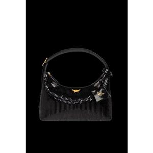 25FW Mcm Sequin 숄더 백 MWHFSTA010BK