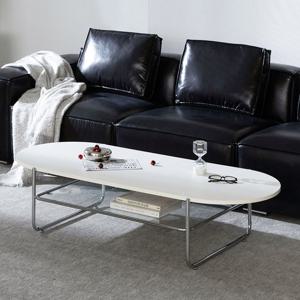 트리플 소렌 미드센츄리 거실 테이블 타원형 1500